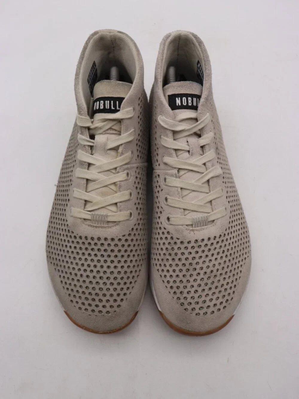 Nobull Shoes Men's Size 10.5 Gray Suede High Top Trainer Gym Sneakers